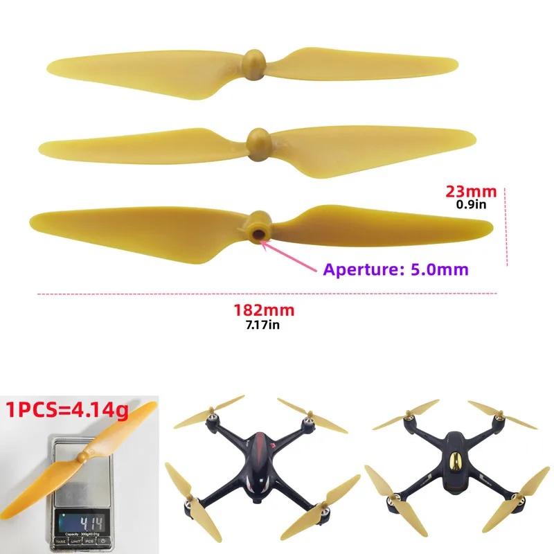 Eachine Drone E58 - 4 قطع من المراوح المقاومة للصدمات