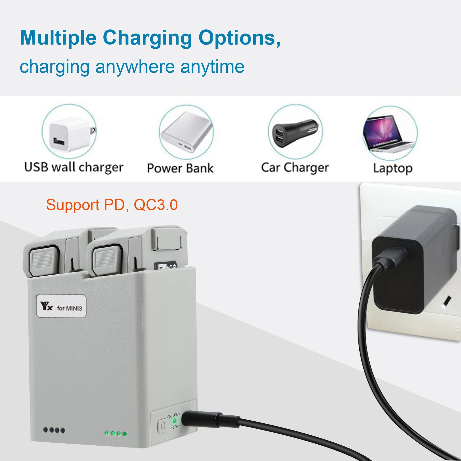 محور شاحن لبطارية الطائرات بدو - مراجعة Drone Battery Smart وسعره