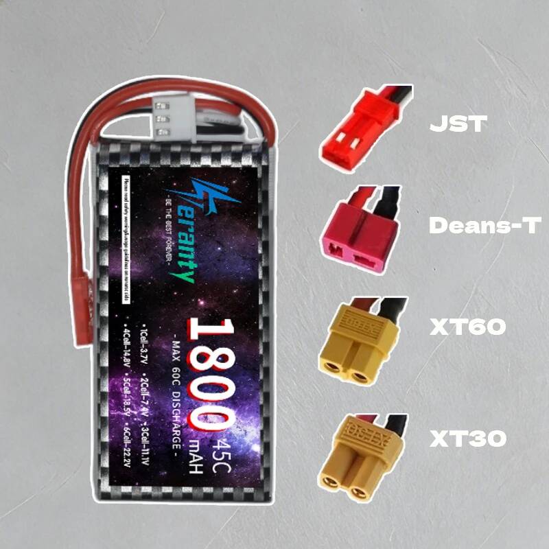 بطارية ليثيوم بوليمر TERANTY 2 - مراجعة Drone Battery 4S وسعره