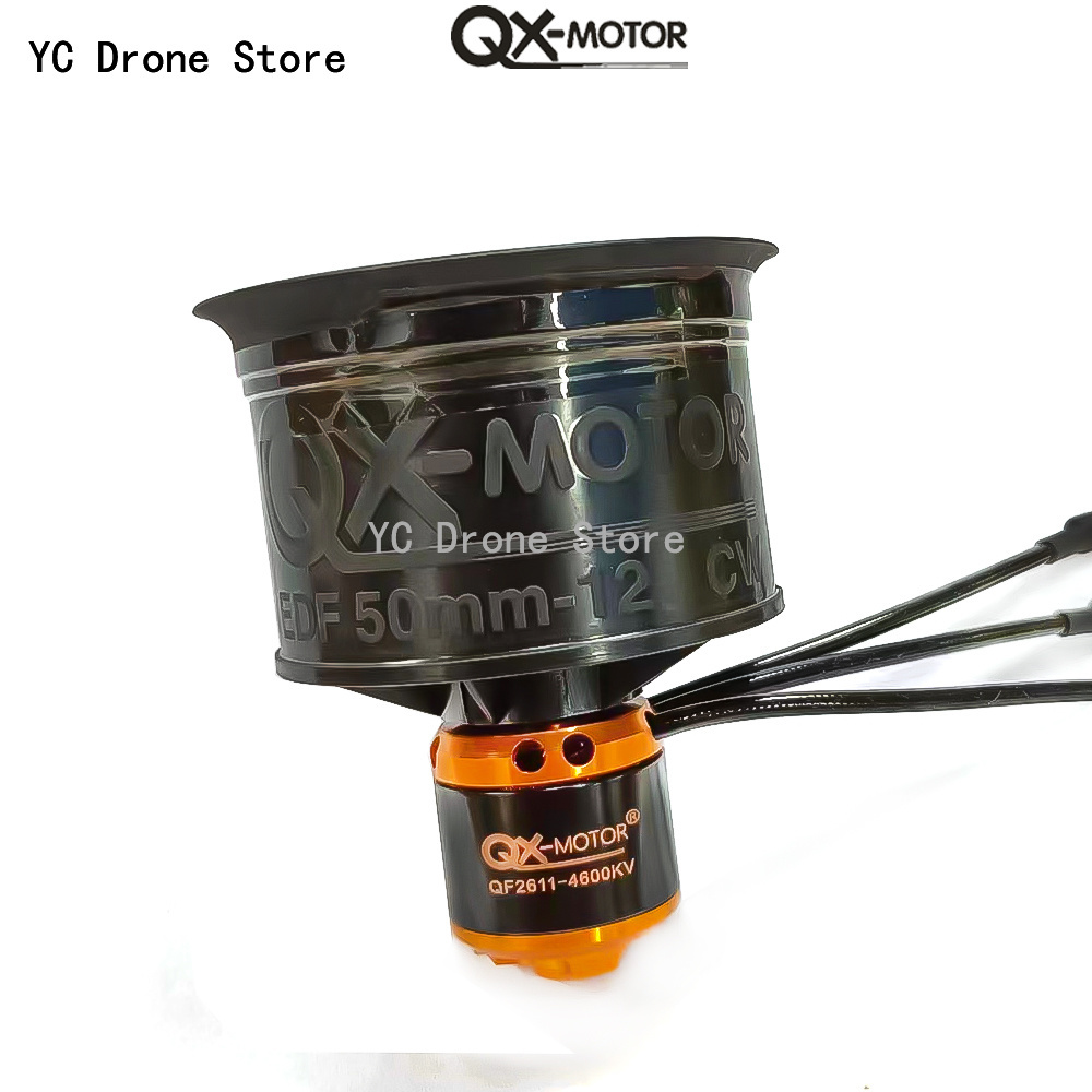 محرك QX-MOTOR 50 مم EDF QF2611 - مراجعة Drone Battery 4S وسعره