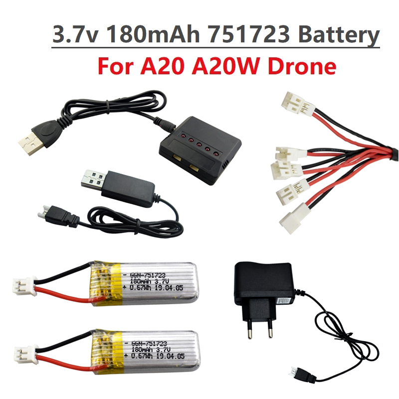بطارية ليثيوم بوليمر أصلية 3.7 - مراجعة Drone Battery Balance Charger وسعره