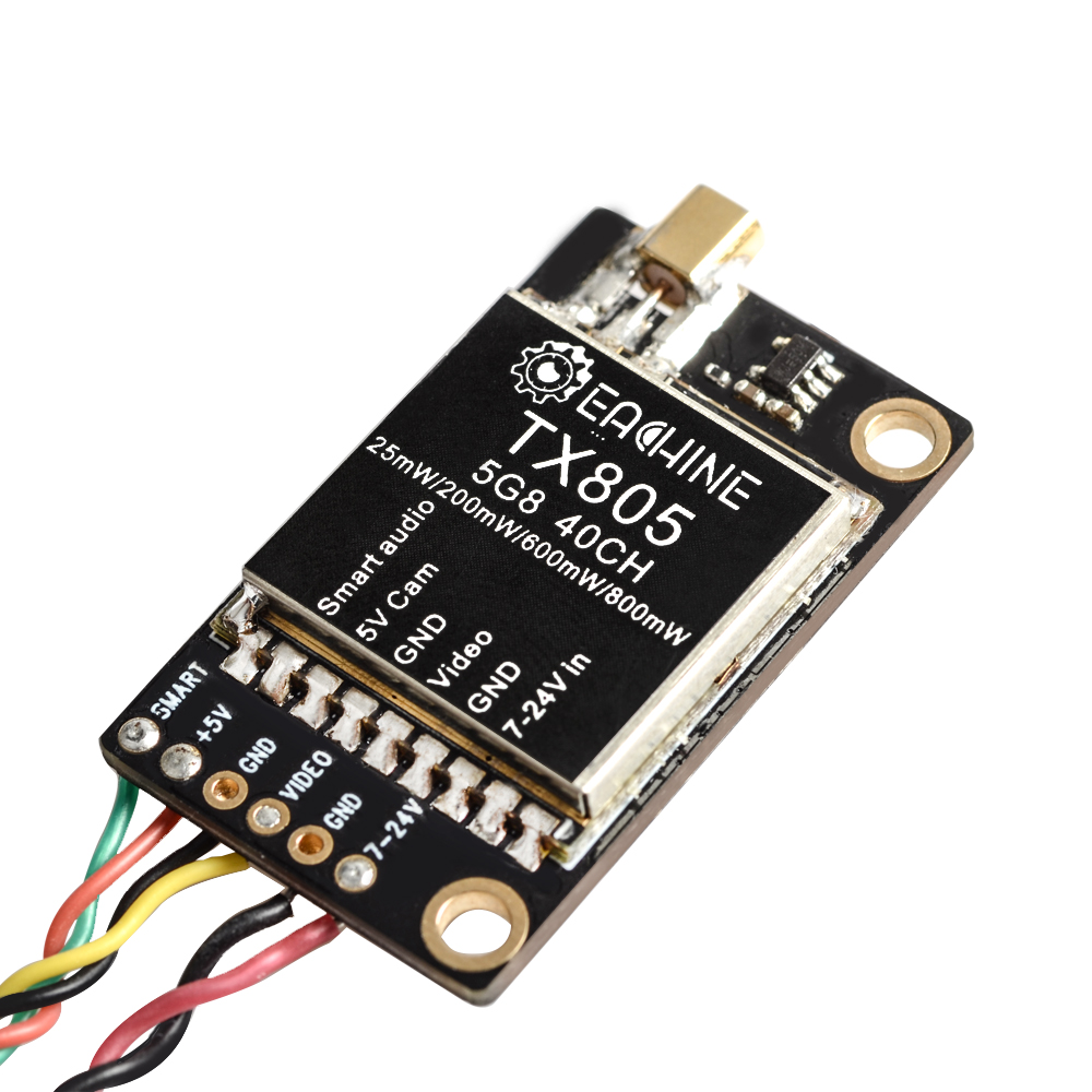 Eachine TX805 VTX 5.8G 40CH 25 - مراجعة Drone Battery Smart وسعره